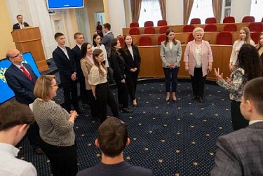 Сегодня Заксобрание было открыто для студентов 